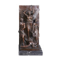 Relief Brass Statue Myth Carving Deco Bronze Sculpture Tpy-031